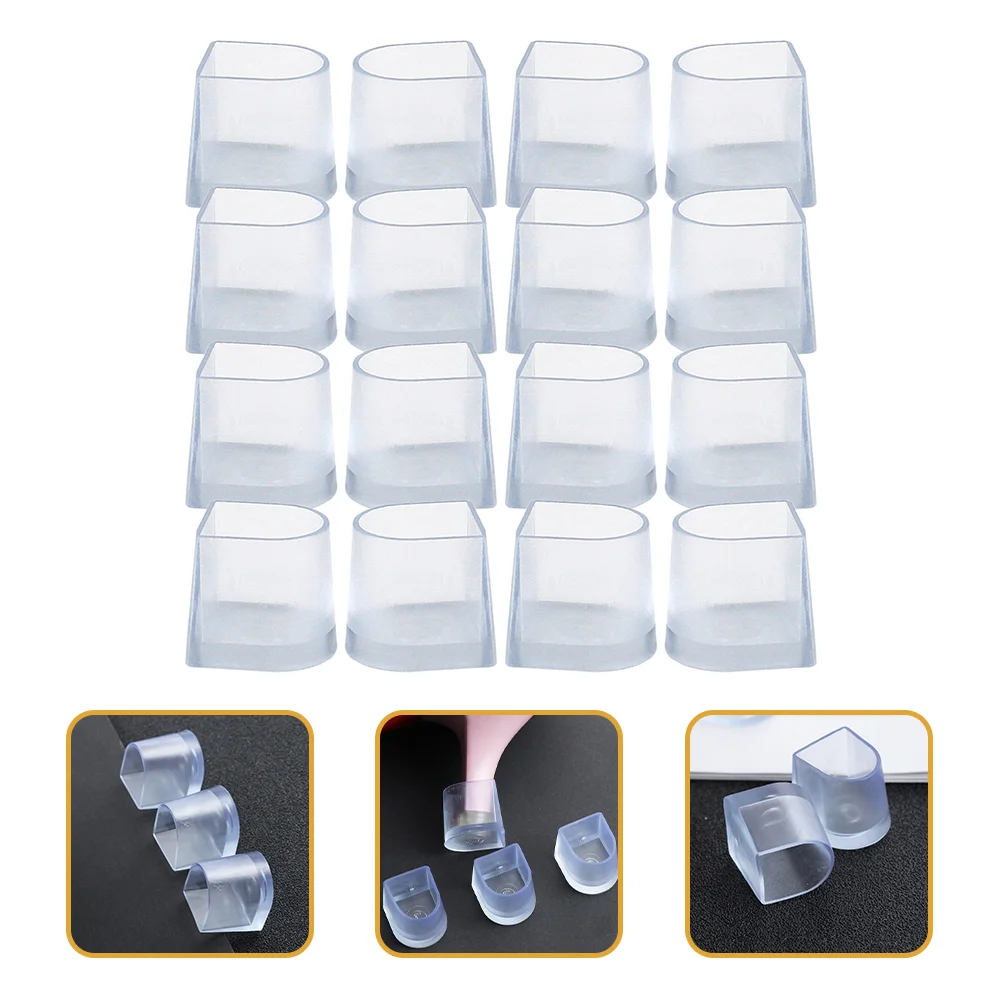 16pcs High Heel Protectors Shoe Heel Cover Clear High Heel Stoppers Heel Caps Replacement