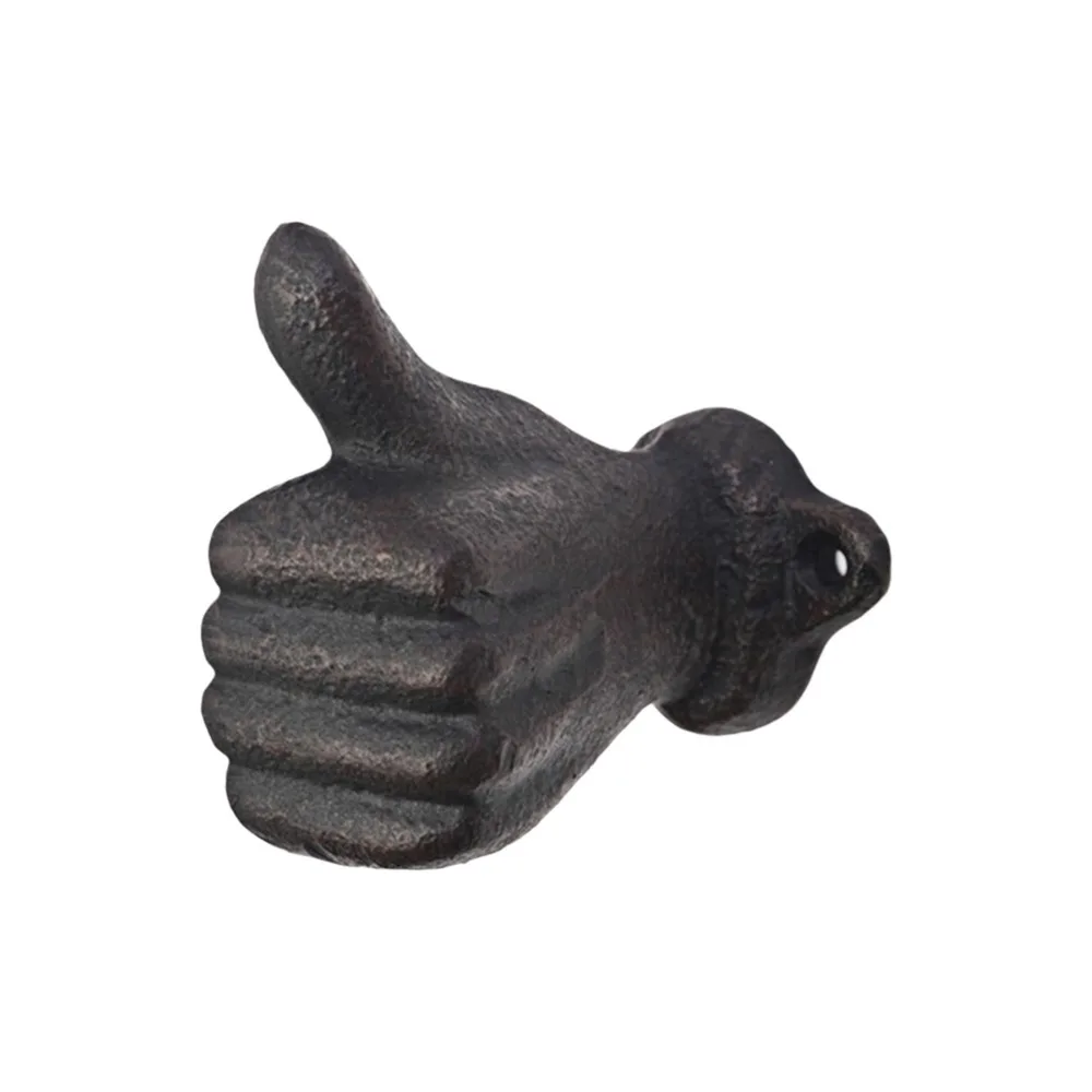

Creative Iron Hand Shape Holder Wall Mounted Heavy Duty Key Hanger Decorative Muscle Arm Hook Coats
