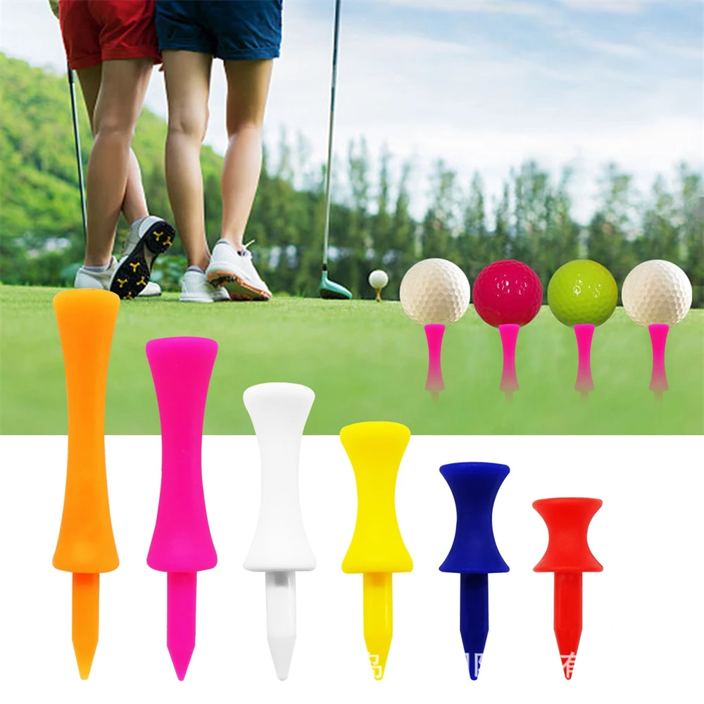 

100 Pcs/set Golf Tee, Plastic Golf Ball Holder 32/38/45/51/60/70mm, Mixed Color Shipped Random, Golf Accessories Limit Tees