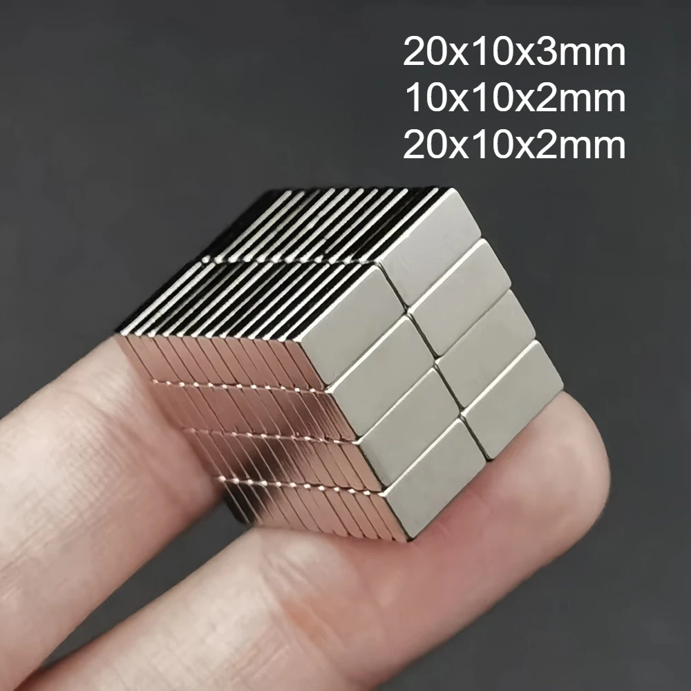 20x10x3/10x10x2/20x10x2mm rectangular magnet - suitable for Christmas DIY, warehouse, whiteboard, photo frame, strong practical