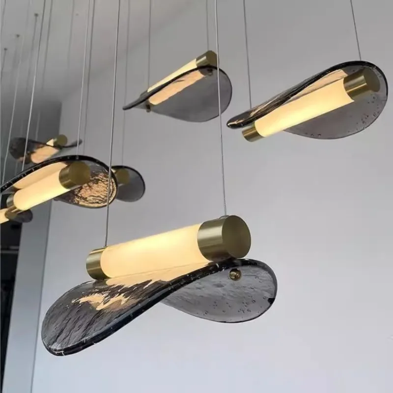 Model Room Exhibition Hall Restaurant Art Chandelier Sales Department  Shopping Mall Aisle Designer Decorative Hanging Lights