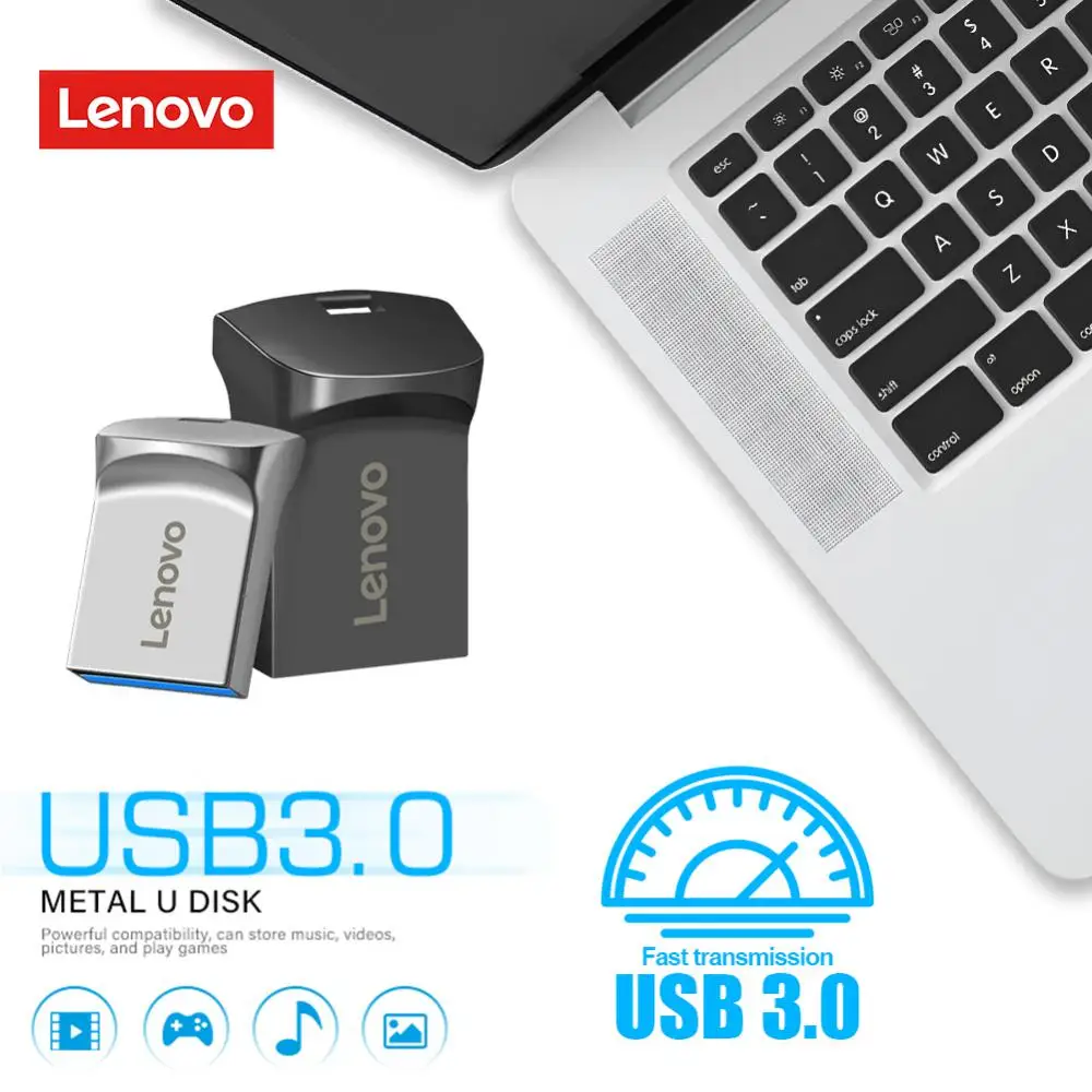 New Lenovo Pendrive 2TB TYPE C USB Flash Drive USB 3.0 Pen Drive 512GB 256GB 128GB 1TB Memoria USB Stick High Speed Flash Disk