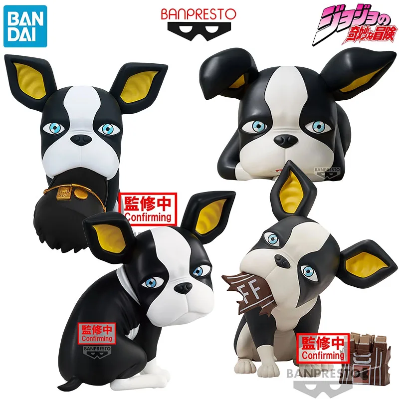 

In Stock Bandai Genuine SOFVIMATES JoJo's Bizarre Adventure Iggy Anime Character for Christmas Gift Collection Action Toys Model