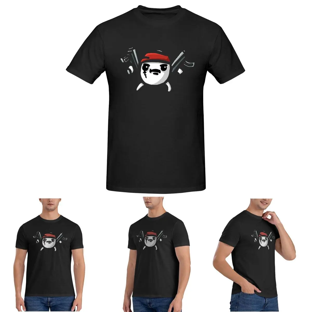 

Мужская футболка Brotato Potato, хлопковые футболки больших размеров, мужская летняя одежда с короткими рукавами и круглым вырезом, топы S-6XL