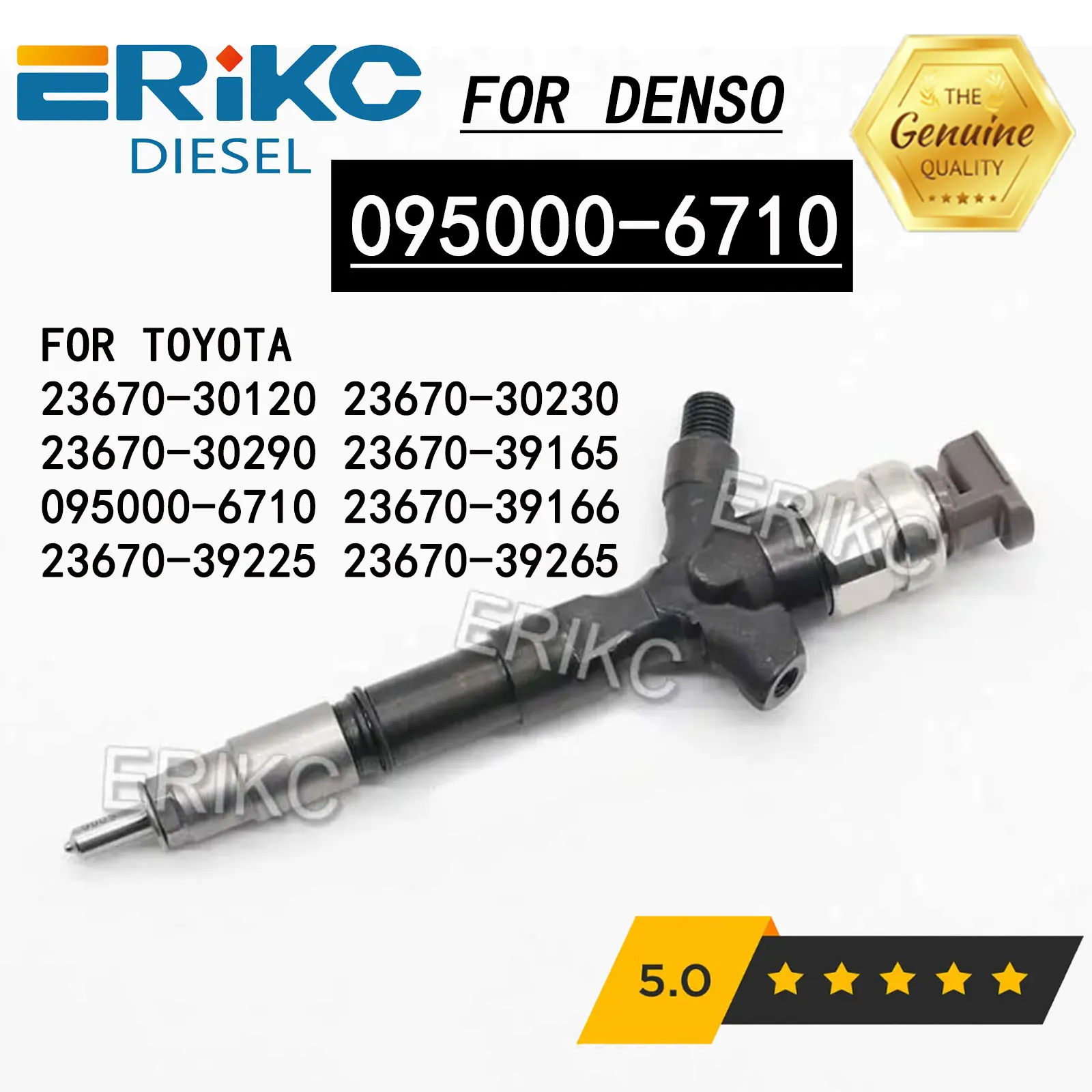 095000-6710 095000-6711 Diesel Fuel Injector 095000-6712 095000-6713 095000-6714 for DENSO 23670-30120 23670-30230