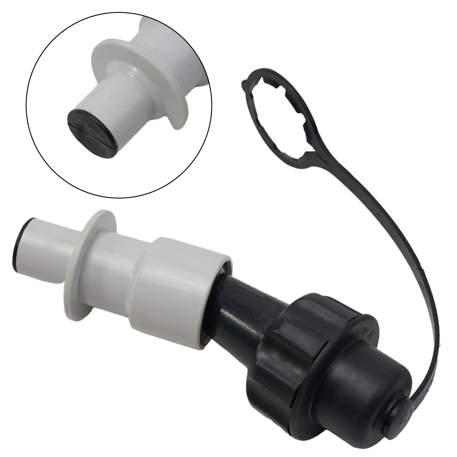 1 قطعة سلسلة التزييت لا تجاوز النفط-0008905004 البلاستيك استبدال جزء سلسلة النفط ملء نظام سلسلة المنشار سلسلة نظام التزييت أداة #3