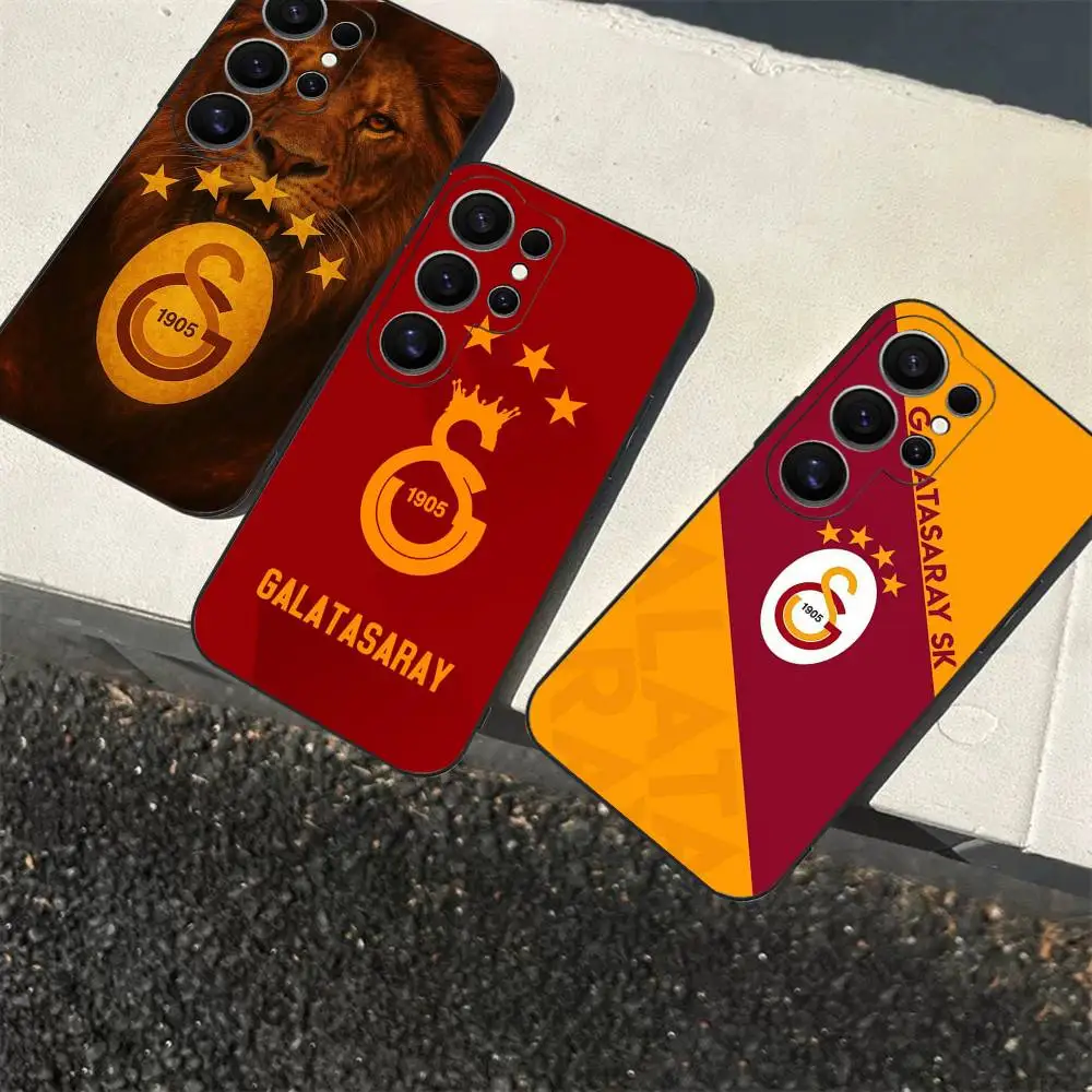 Funda de Teléfono Clásica del Club de Fútbol G-galatasaray para Samsung S 24 Fe 25 Ultra Plus 20 Lite 21 30 22 23 24 22 Ultra 5G
