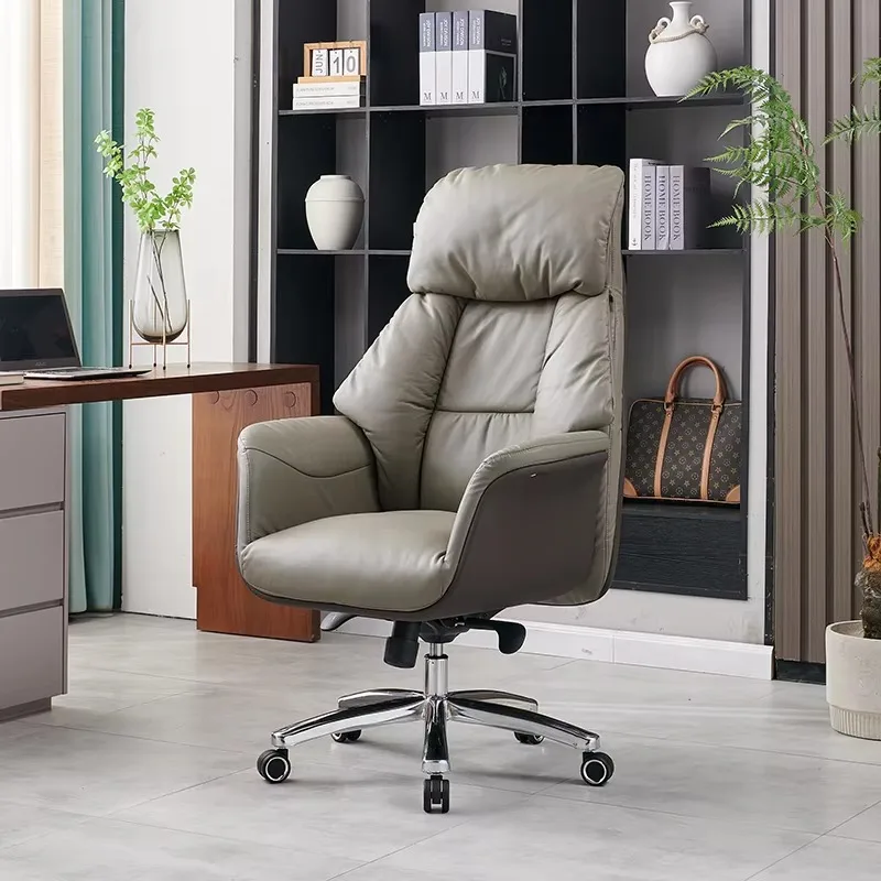 High Quality Luxury Modern Genuine Leather Executive Office Chair Ceo Boss Chair for Boss and Manager