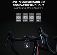 Magicshine Bike Light EVO 1700SD,Bicycle Headlight With Cut-off low beam,Compatible with SHIMANO Di2 system