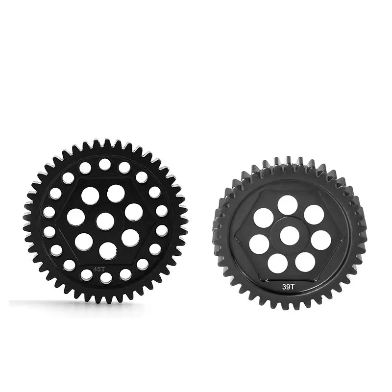 Metal Steel 45T 39T Spur Gear 0.8M 8053 for Traxxas TRX4 TRX6 1/10 RC Crawler Car Spare Parts Upgrade Accessories