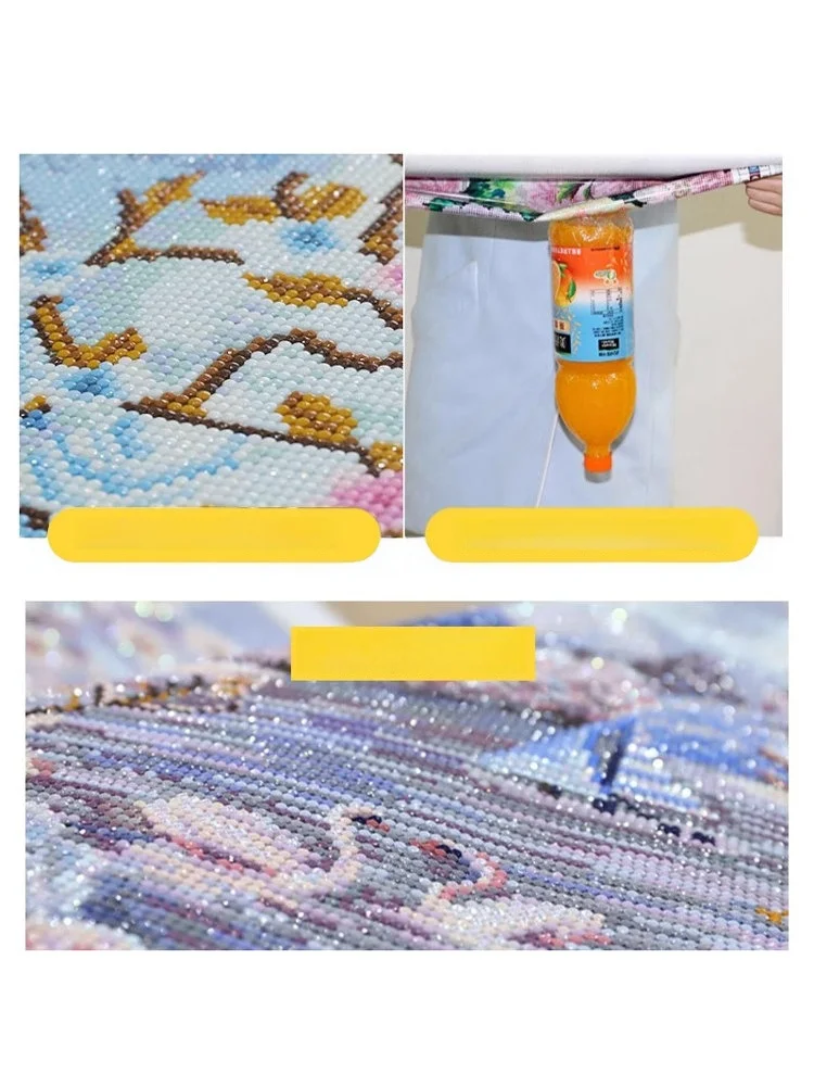 

Living Room Decor Cross Stitch Diamond Painting Half Finished Product Guanyin Buddha Good Luck New 2026 Style Cotton Fabric