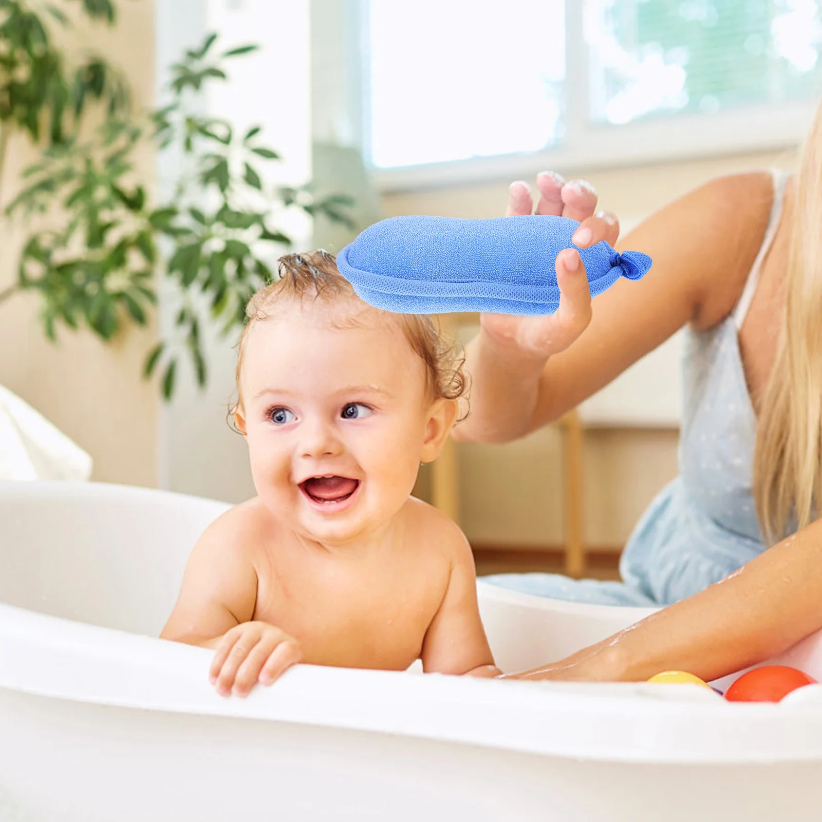 

4Pcs Bath Sponge Adorable Shower Scrubber Soft Cleaning Body Exfoliating Sponge for Bath Supply