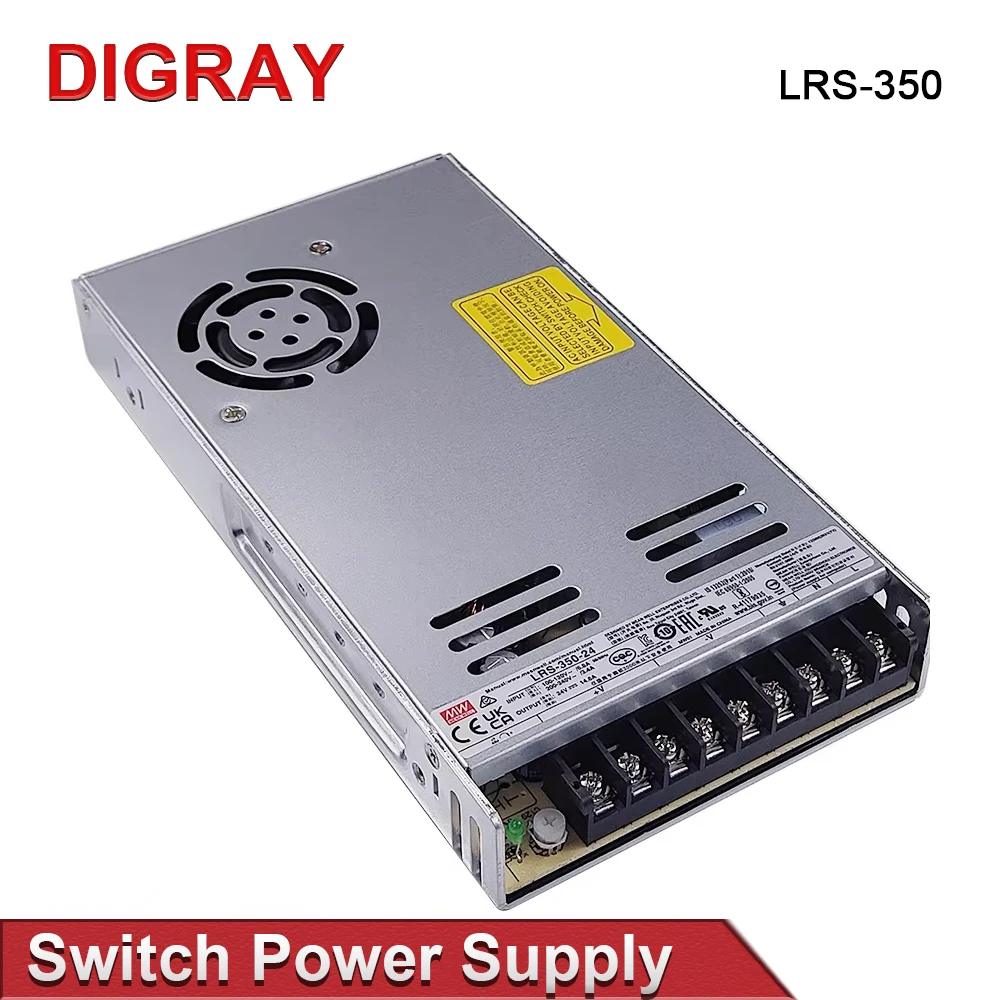

DIGRAY Meanwell LRS-350 Switching Power Supply 24V 36V 350W Original MW Taiwan Brand LRS-350-24