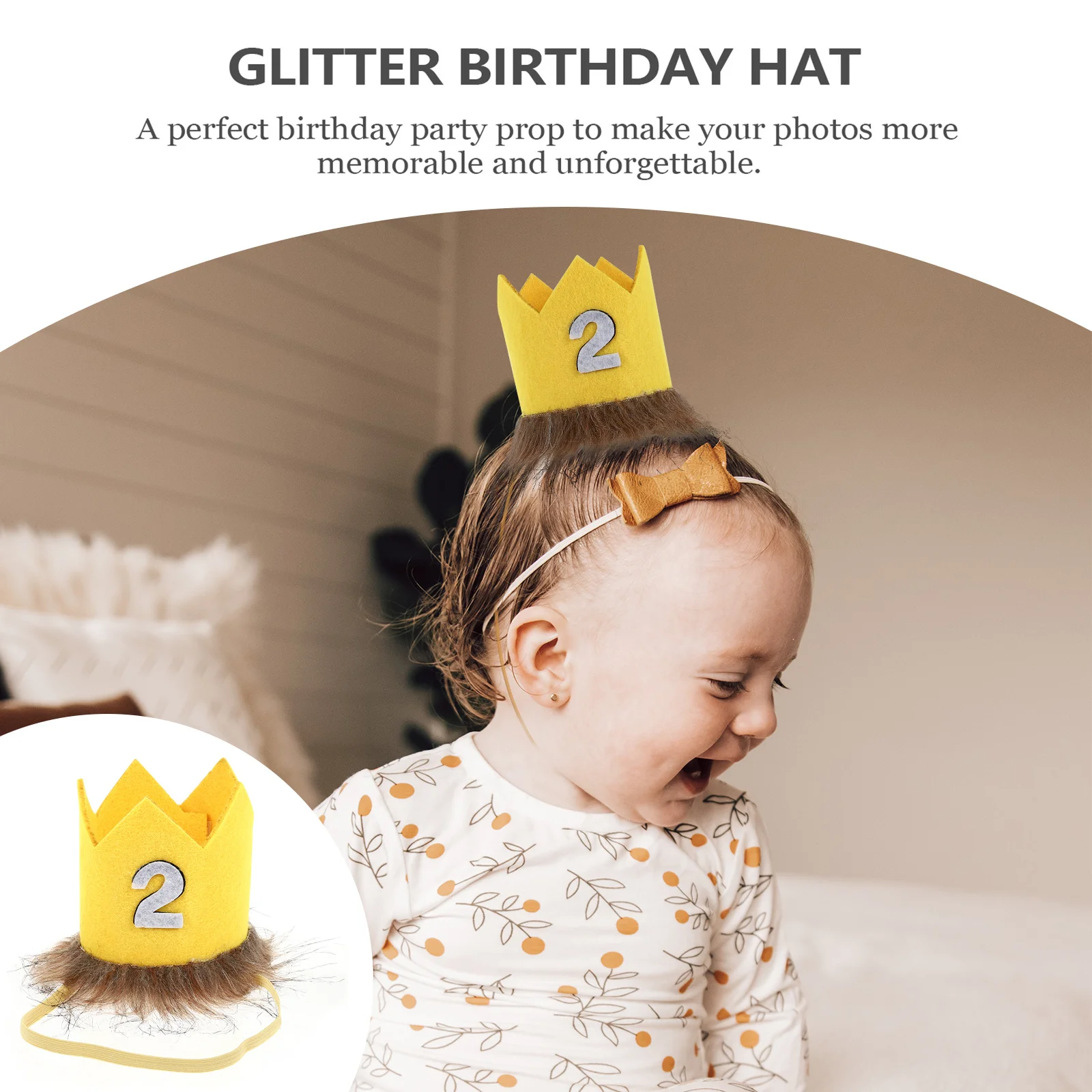 

Children Birthday Crown Hat Kids Party Crown Caps Premium Durable Fun Photo Prop For Birthday Celebration Decor