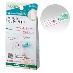 Clover sewing kit Tool seam allowance scale Cutting ruler 25-323