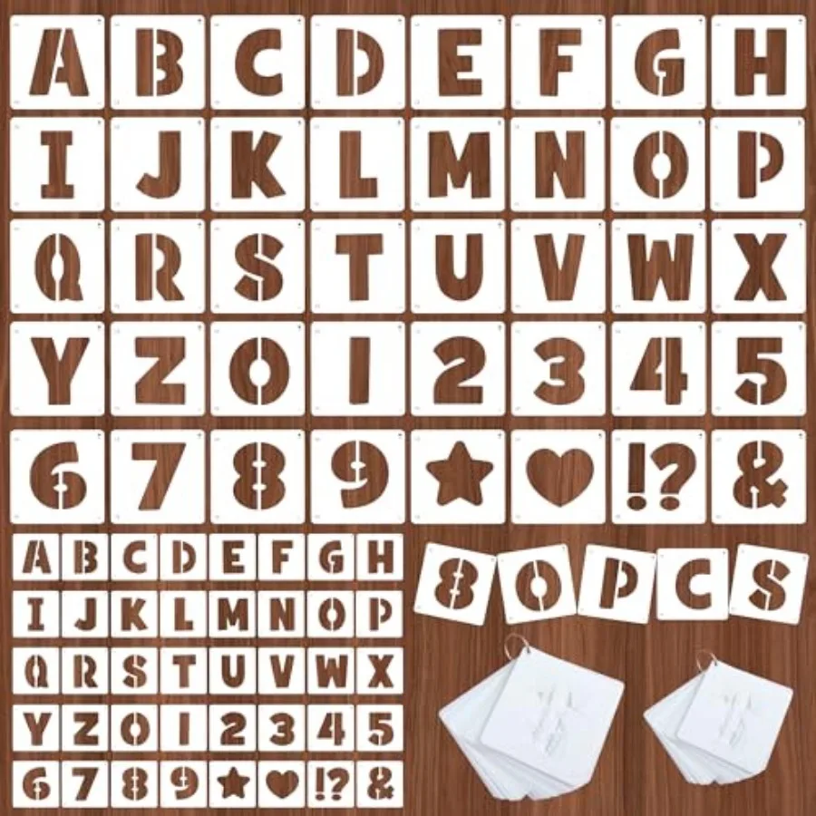 

Pcs Letter Stencils Alphabet and Number Stencil for Painting Reusable Small Alphabet Stencil for Crafts Letter Drawing Stencils
