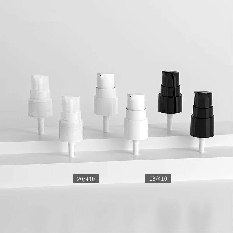 200pcs Lotion Powder Bottle Pump Head Press Pumping Tools Accessories Cream Nozzle for Cosmetic Bottles 18/410 20/410 Neck