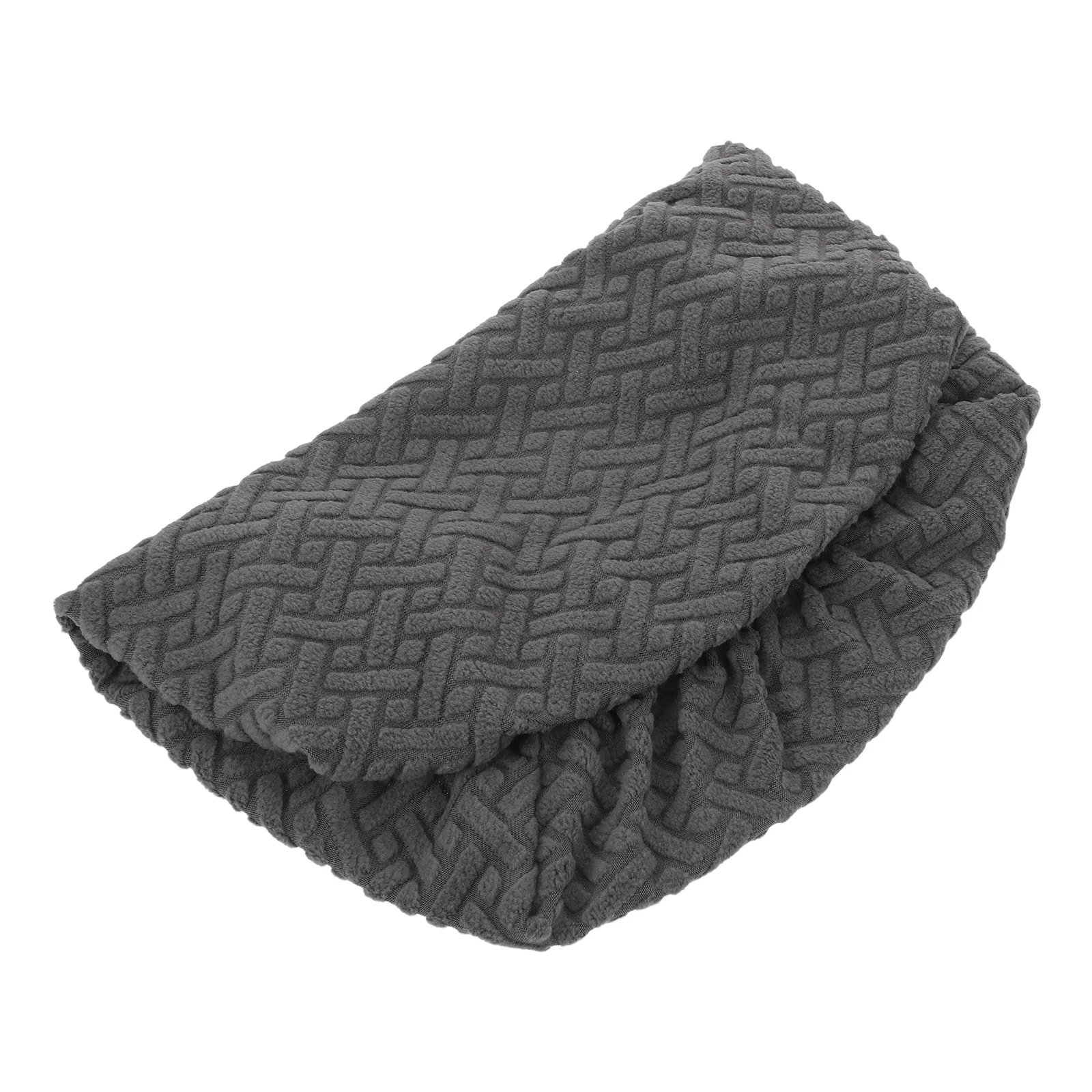 

Dressing Table Stool Cover Bar Chair Slipcovers Simple Elastic Cushion Dark Grey