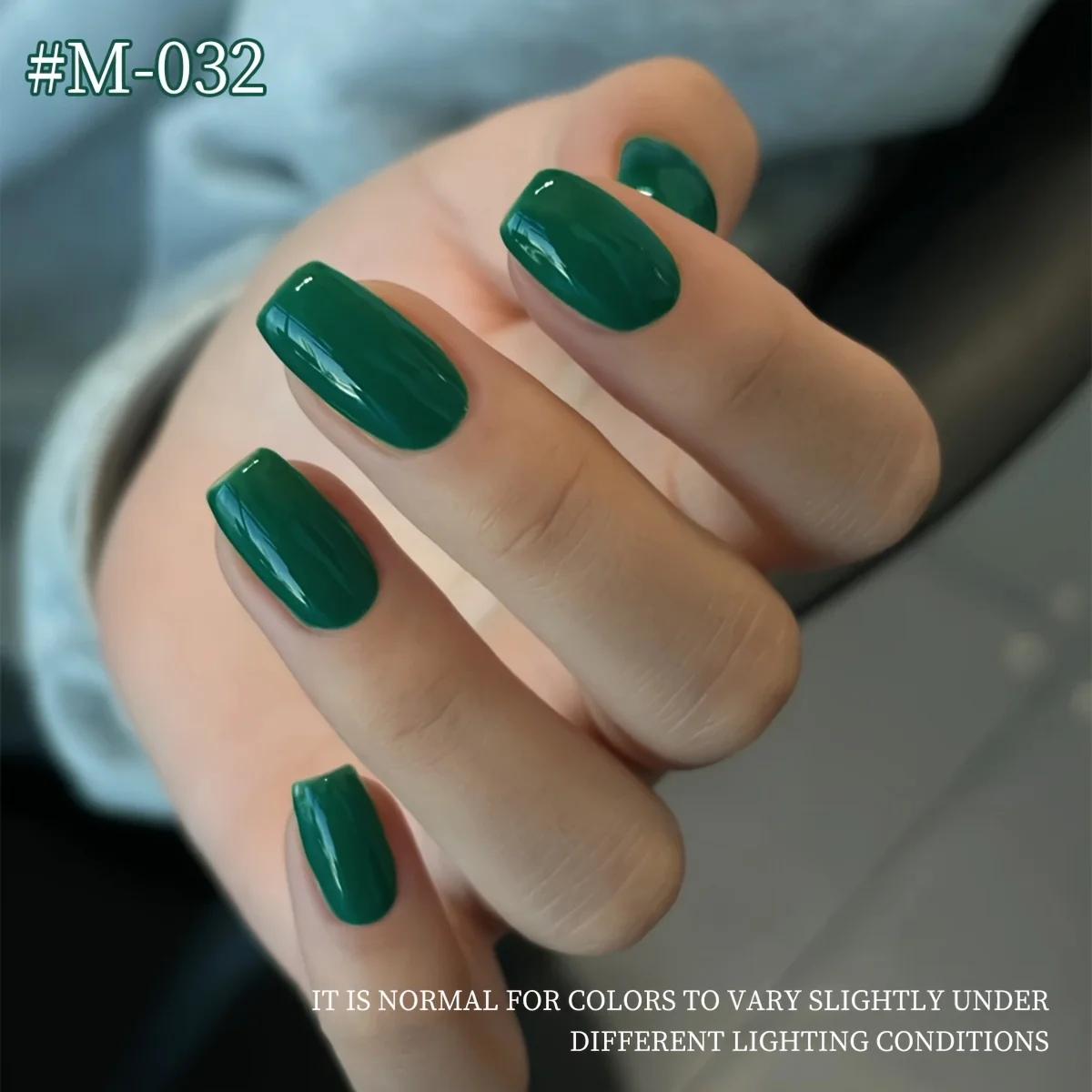 Set 9 pezzi da 9 colori, 1 --- verde, colla per smalto, nuovi colori di tendenza primaverili: verde erba, matcha, fagiolo verde, verde foresta