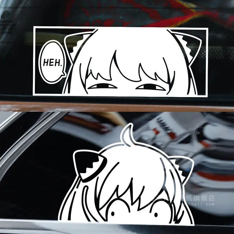 

Spy Play House Wine Ania Creative Anime Stickers For Cars Laptop Windows Decorative Stickers
