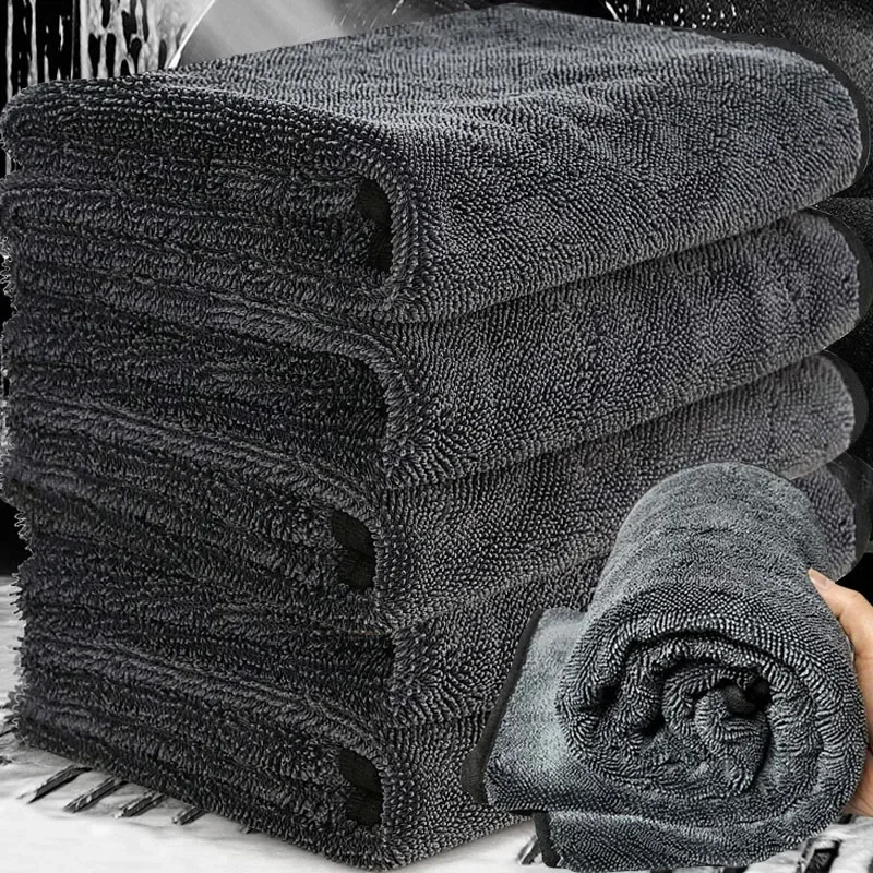 High-end Super large thickened water absorption Microfiber Towel Car Wash Towel Detailing Cleaning Cloth Car Wash Dryin