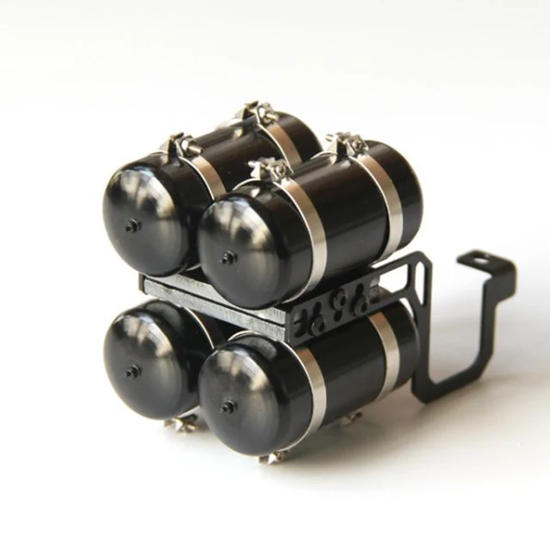 1:14th Scale Metal Gas Tank Decorate for Tamiya RC Truck SCANIA 770S R620 VOLVO BENZ Arocs MAN TGX Car Accessories