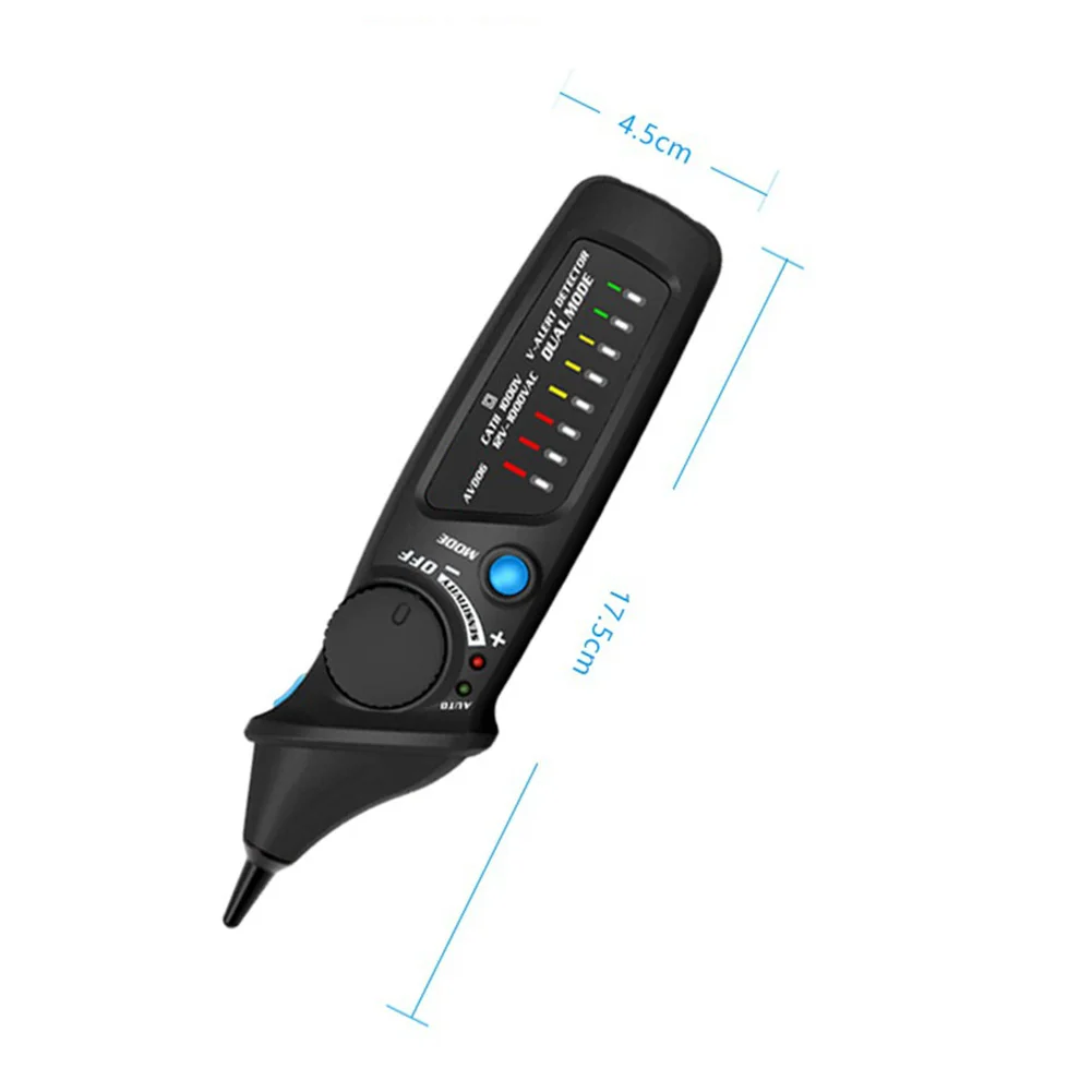 AVD06 Electric Test Pen Dual Mode Electroscope Pen Non-Contact Electric Test Induction Pen Electrician Maintenance Tools