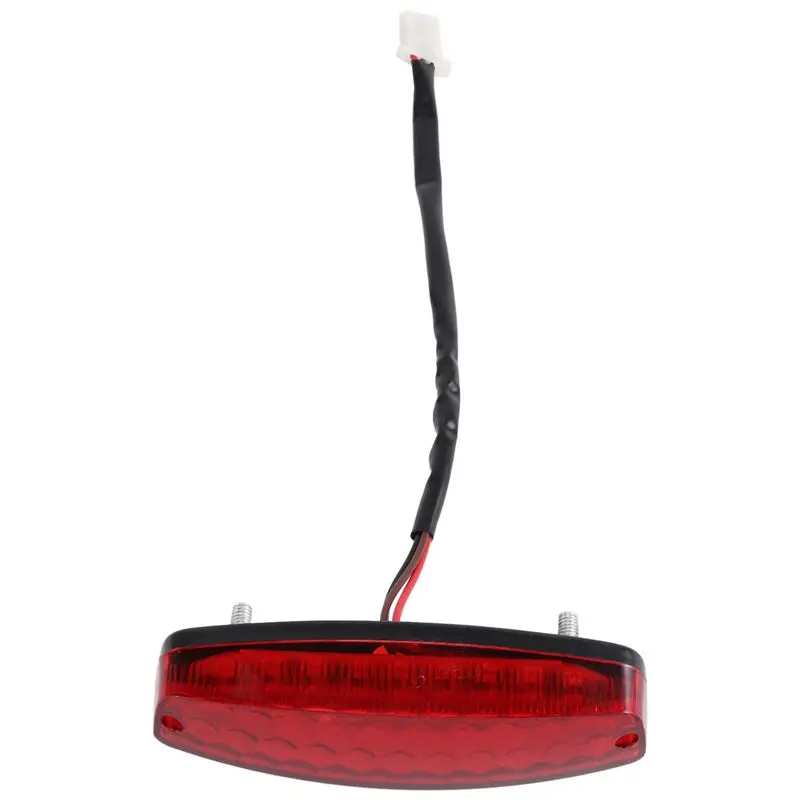 A85E-ATV 12V 3 Wire Brake Stop Light License Taillight Red For ATV Off Road Motorcycle Signal Lamp Accessories Car Lights