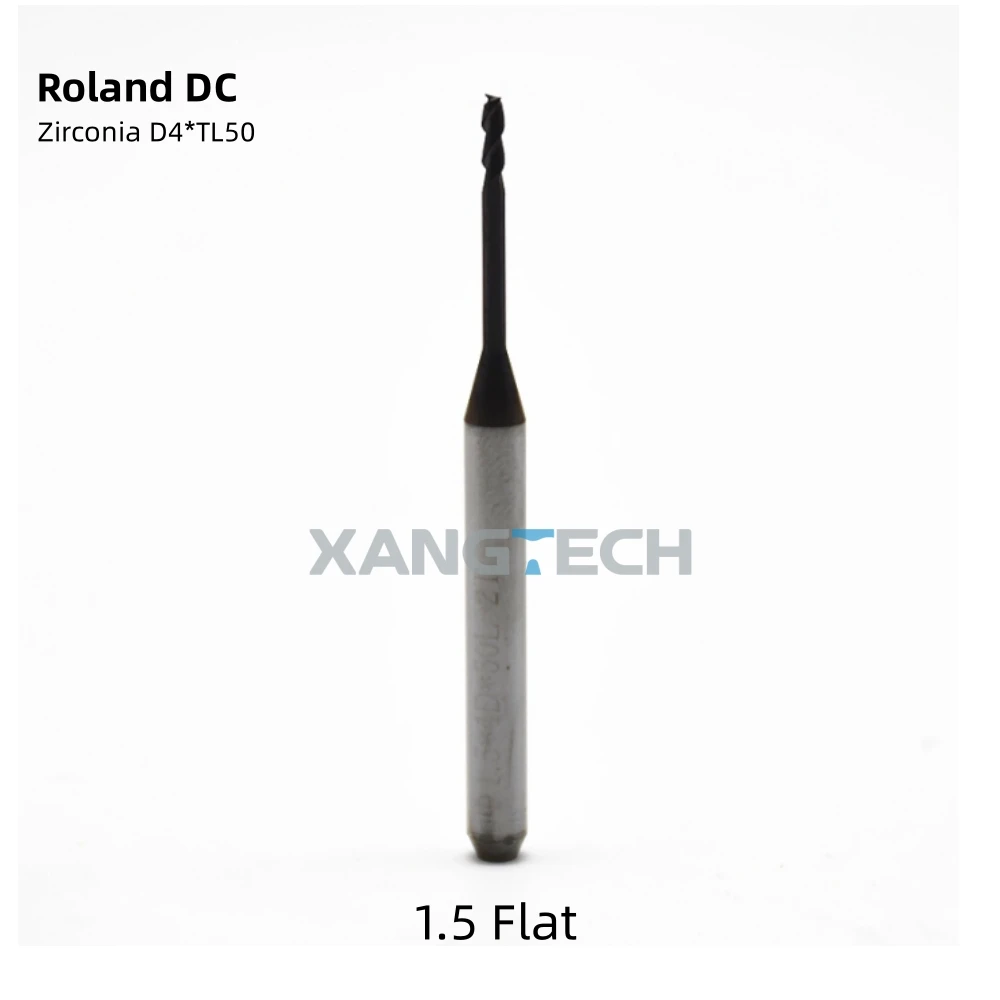 

XANGTECH Roland Milling Burs for Zirconia/Ceramic DWX-42W Machine Drilling Tools Mliing Cutters D4 Diamond Coating CAD/CAM