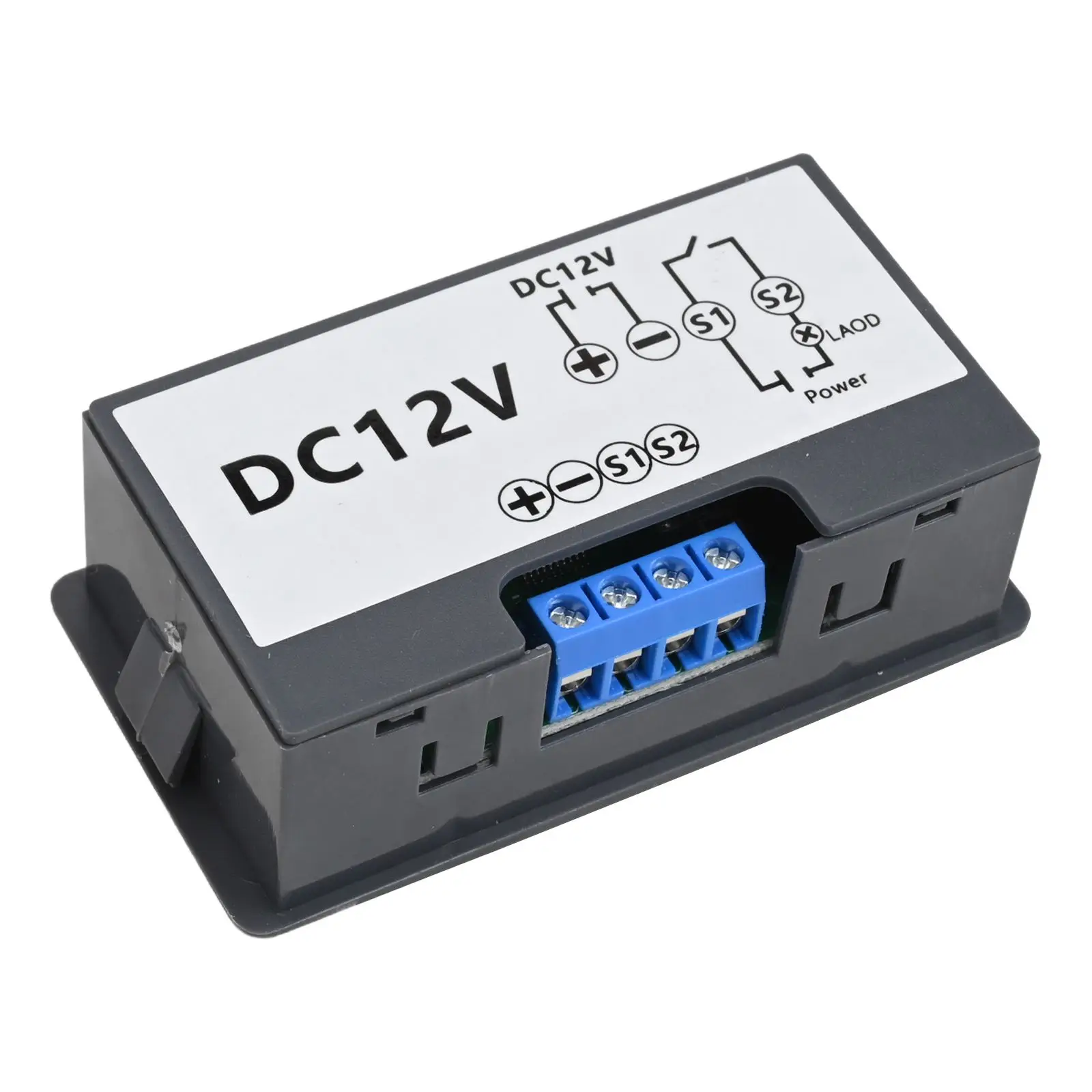 Programmable Digital Delay Relay with Dual LED Display for Accurate Timing Control 20A Load Capacity DC12V 24V AC110V 220V