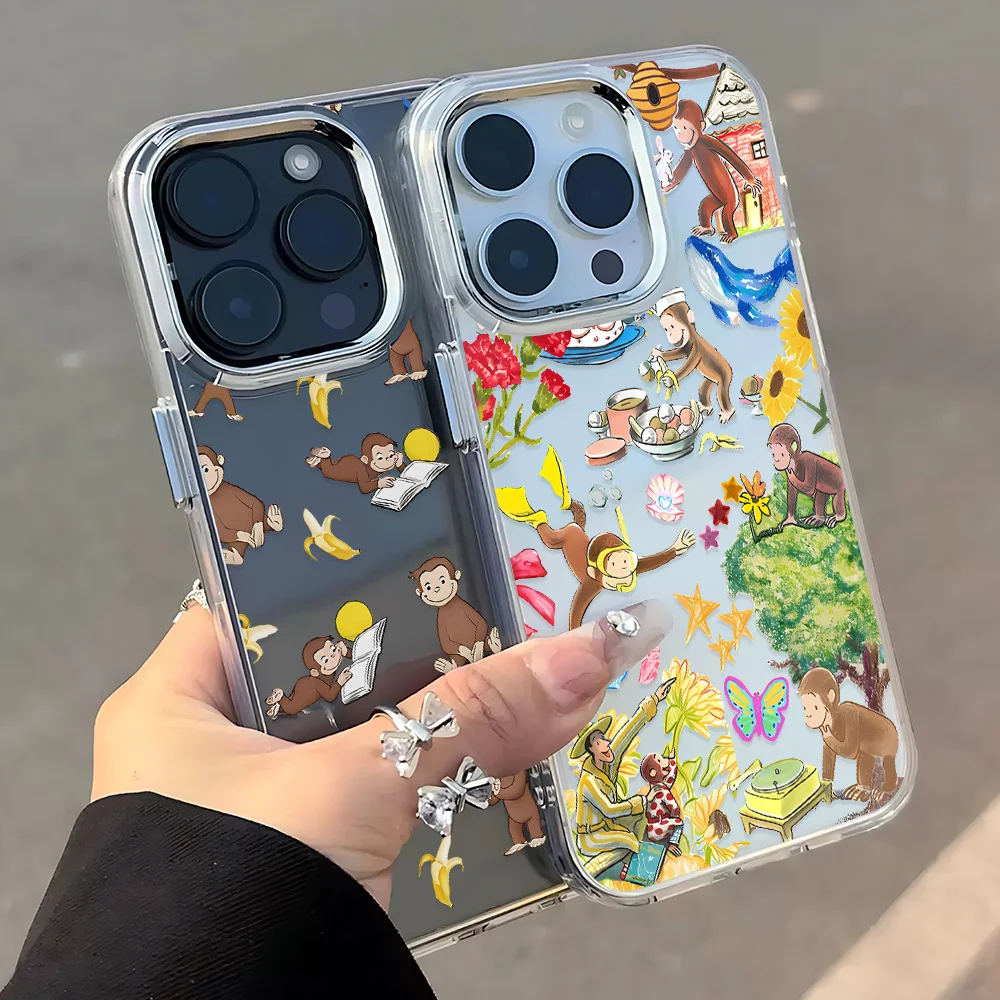 غريب G-جورج القرد قضية الهاتف لسامسونج غالاكسي A56 A36 A26 A06 A55 A35 A16 A06 A54 A34 A25 A24 A15 A14 A73 A53 A33 4G 5G