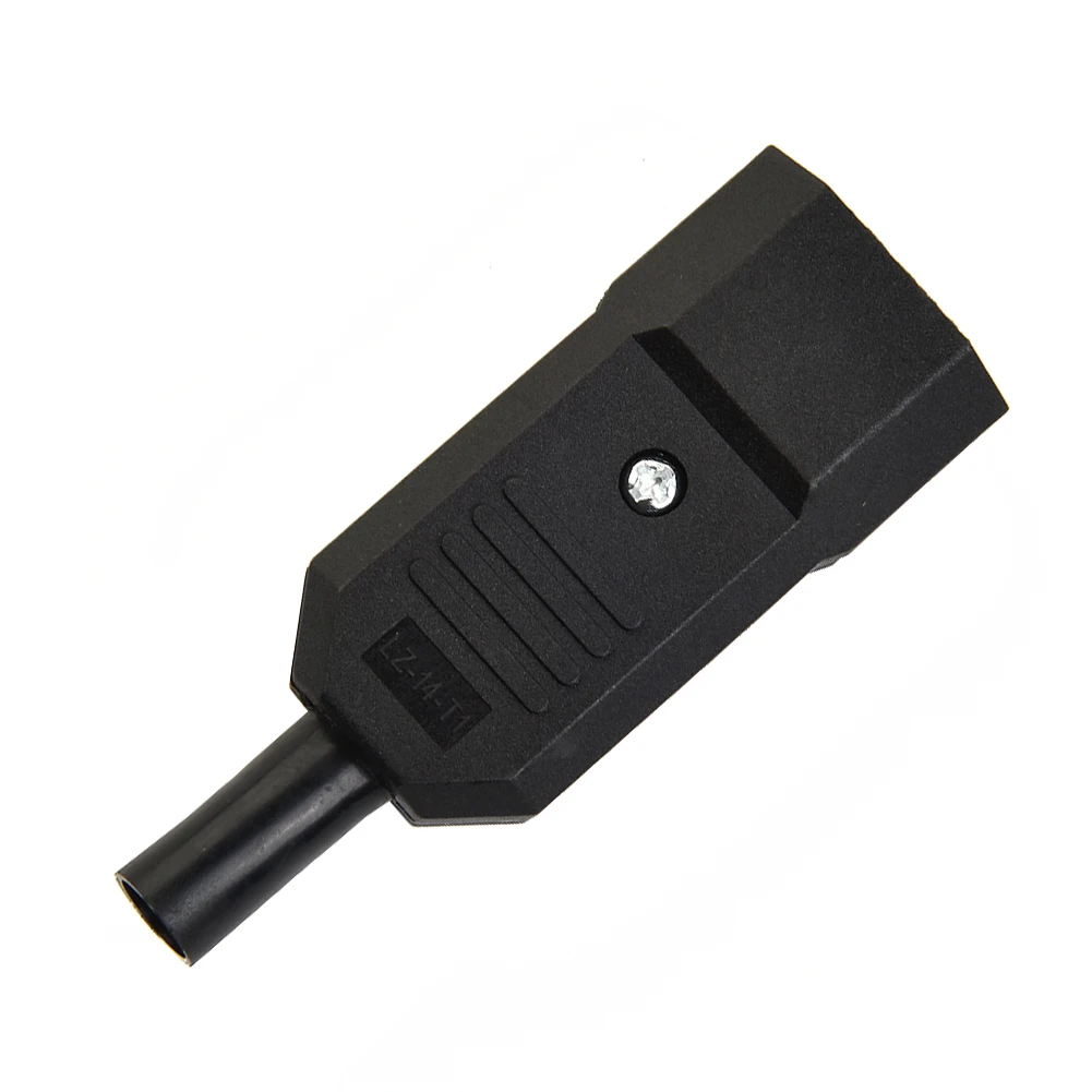 Electrical AC Outlet 3 Pin Inlet 3P Socket Connector 10A 250V with Tin Plated Copper for Flame Retardant Plastic Body