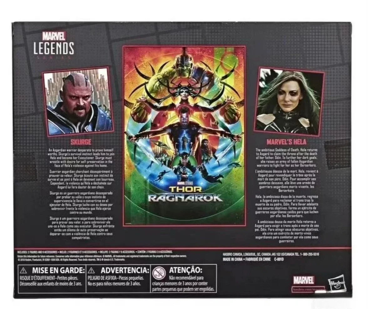 Disponibile Hasbro Hela ed esecuzione Skolchi Doppio set di giocattoli modello