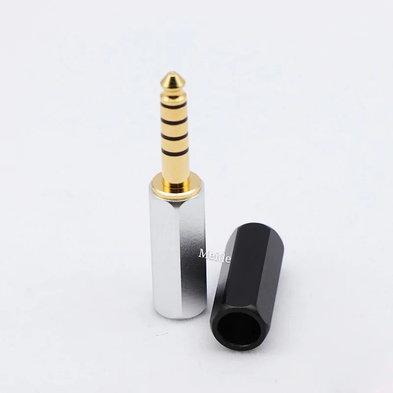 HIFI Gold Überzogene 2,5mm 3,5mm 4,4mm 3 4 5 Pole Stereo Ausgewogene Kopfhörer Kopfhörer Stecker 2,5 3,5 4,4 für DIY
