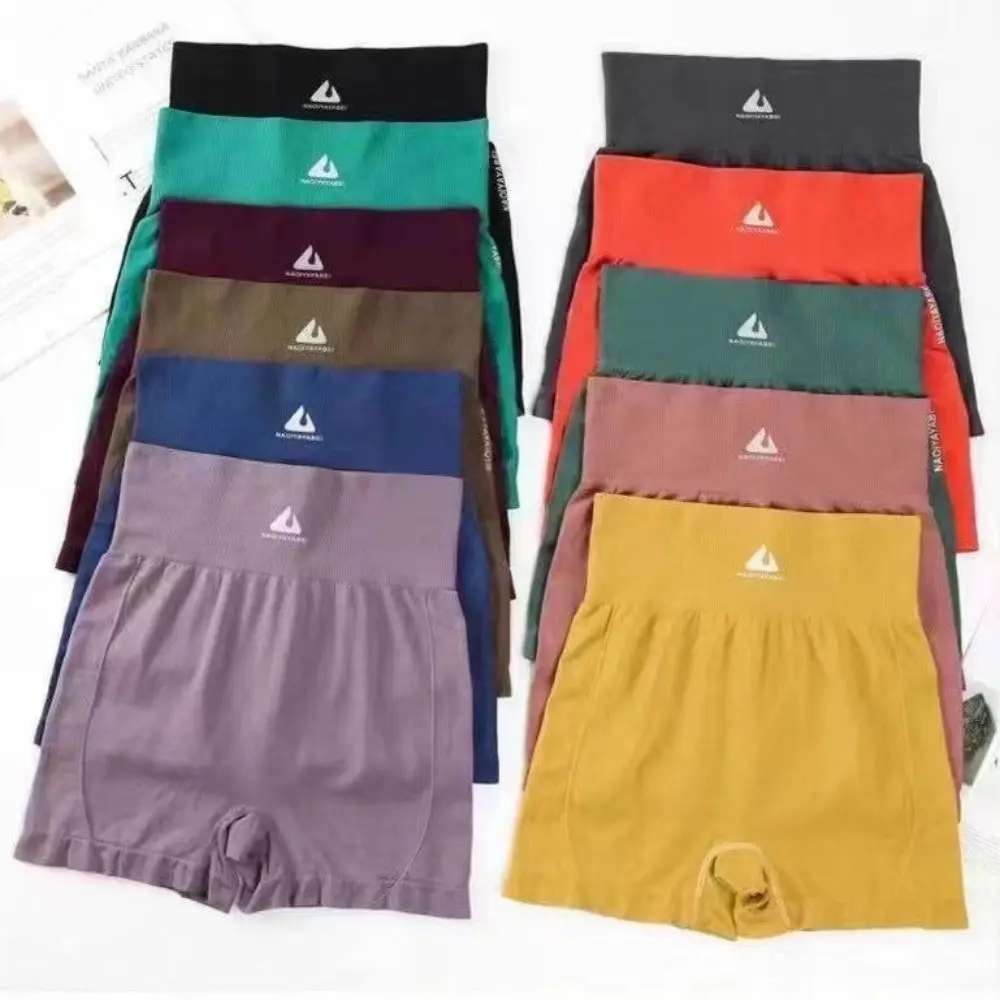 

Casual High-Waist Yoga Shorts Tummy Control Seamless Workout Shorts Stretchy Fitness Outfits 2024