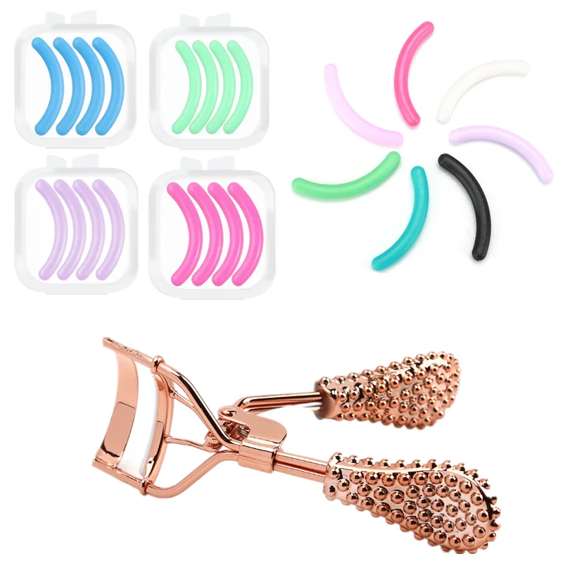 Eyelash Curler Wide-angle Partial Curling Lash Curler Replacement Rubber Pad Beginners Fake Eyelashes Aid Styling Makeup Tools