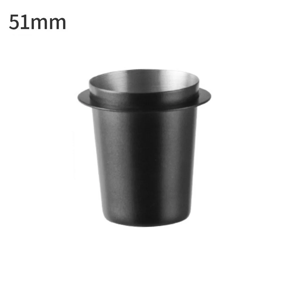 Sniffing Mug Dosing Cup Espresso Machine Silver Portafilter Powder Feeder Part 58mm Coffee Kitchen Accessories