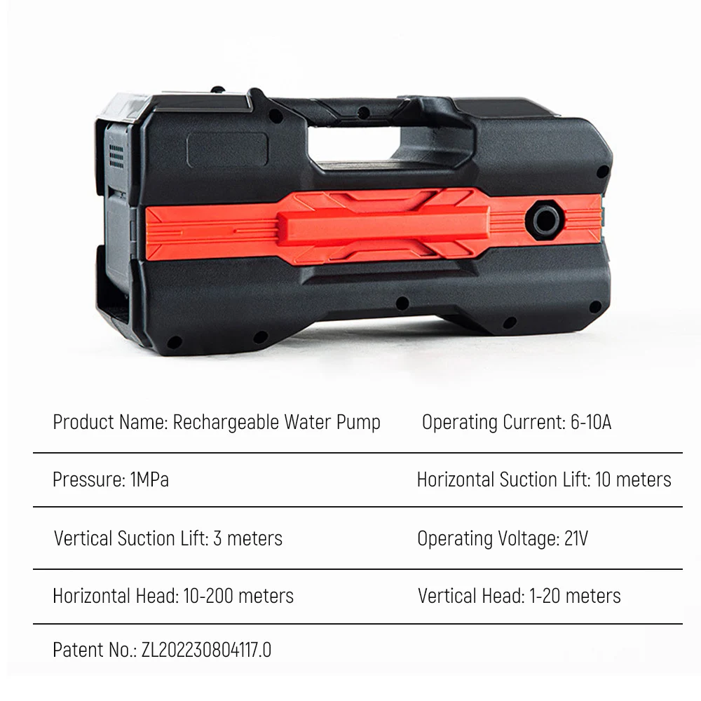مضخة مياه قابلة لإعادة الشحن، مضخة ري للحديقة، مضخة مياه كهربائية للري، البستنة الخضروات، الزراعية في الهواء الطلق