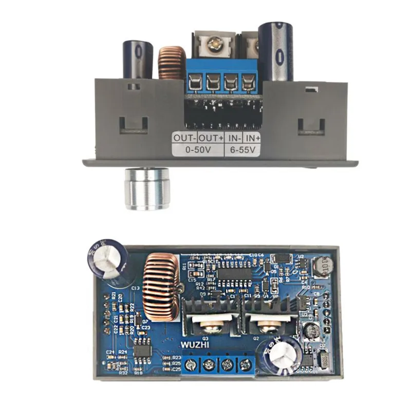 50V5A digitaal geregelde step-down verstelbare voedingsmodule, spannings- en stroommeter