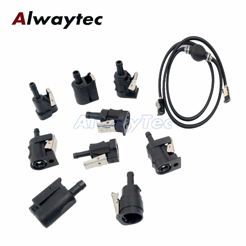 5/16 "8 MM Boot Motor Seite Quick Release Weibliche Marine Kraftstoff Stecker Kraftstoff Rohr Joint Comp für Yamaha mercury Suzuki DT4-DT140 – Detail 5