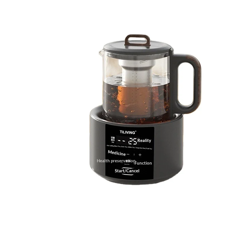 

Household Office Small Glass High-End Electric Tea Kettle With Steam Sprinkler Type Chinese Button Control Tea Maker
