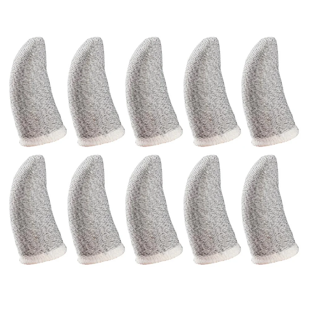 10 Pcs Protection Game Finger Cot Sleeves Anti-sweat Cots Props Touch Screen Gloves