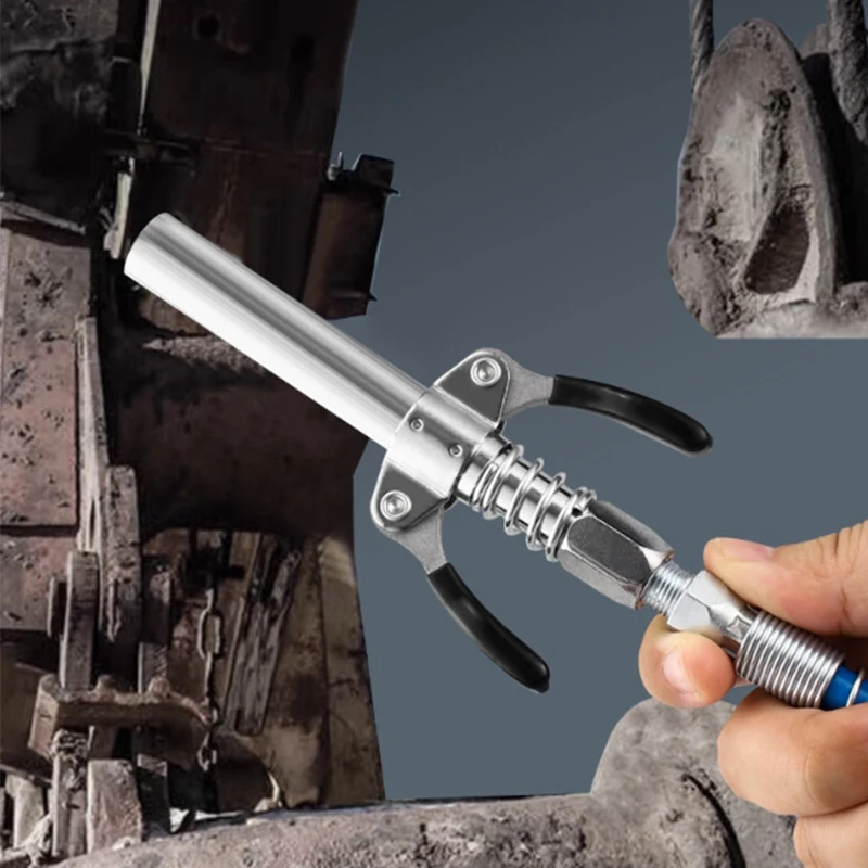 

Соединитель для смазки 10000 фунтов на квадратный дюйм NPTI/8 масляный насос, быстроразъемный наконечник для смазки, инструмент для автомобильного шприца, наконечник для смазки, сопло для смазки для ремонта