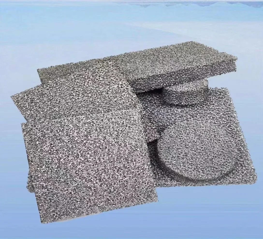 Customize High temperature resistant porous foam iron nickel/Car exhaust filter catalyst carrier/Metal foam