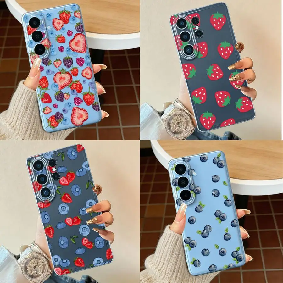 Tropical Fruit Art Case for Samsung Galaxy S26 Ultra S23 S24 S20 Plus S22 FE Note 20 Ultra 10 S25Ultra S26 S21 S25 Edge Phone