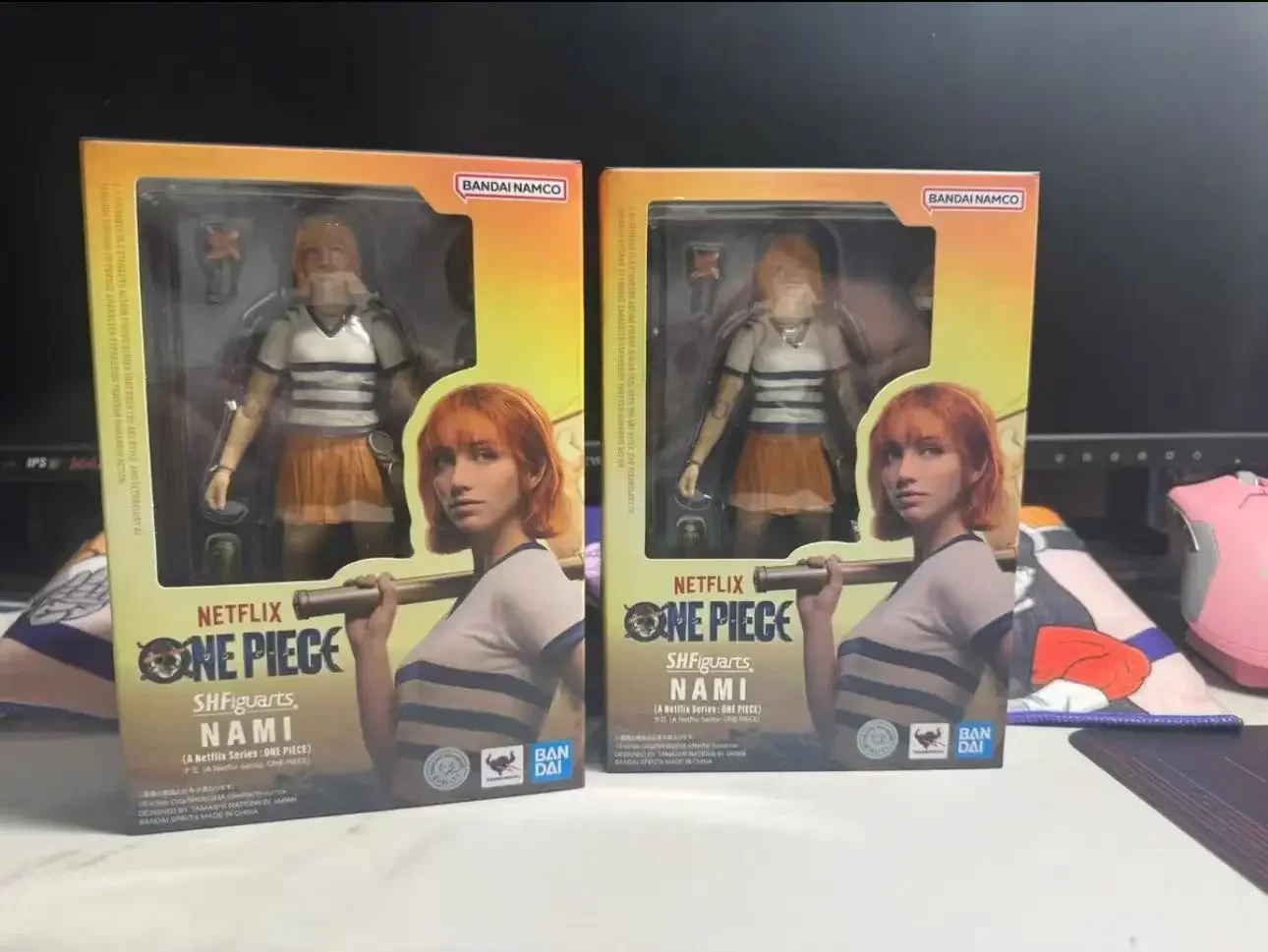 Bandai SHF One Piece Netflix Live Version Luffy Zoro Nami Ruchome Stawy Oryginalne Rękodzieło