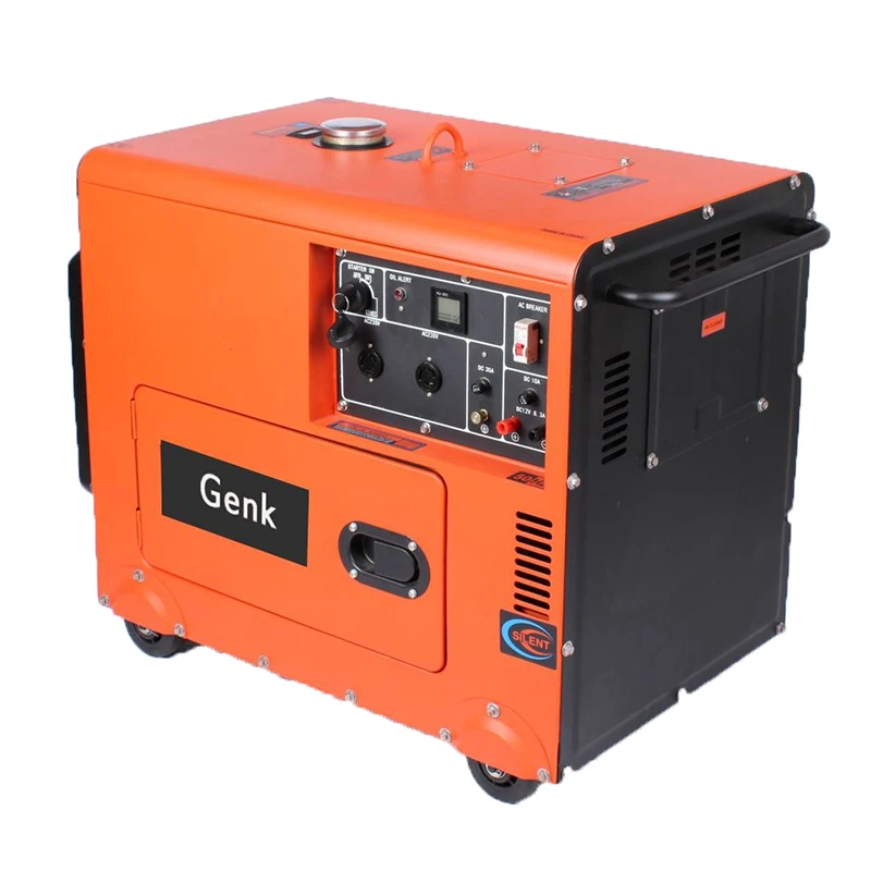 

ISO 9001factory sale 400 volt industrial 220v electricity 6kva 6kw silent diesel generator