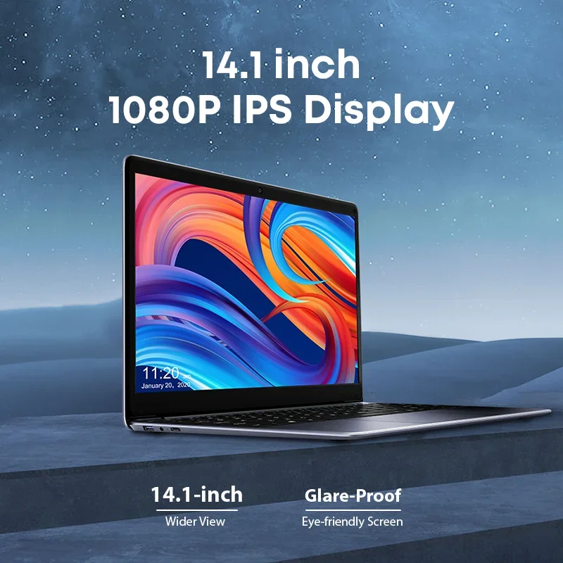 CHUWI-ordenador portátil HeroBook Pro, pantalla FHD de 14,1 pulgadas, Intel Celeron N4020, Dual Core, gráficos UHD 600, GPU, 8GB RAM, 256GB SSD,