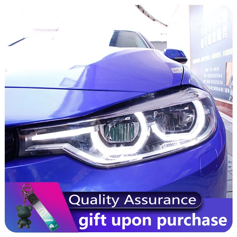 Car Styling For BMW 3 Series F30 F35 2013-2017 Front Lamp DRL Headlight Turn Signal Highlight Full LED Bulbs Projector Lens Auto