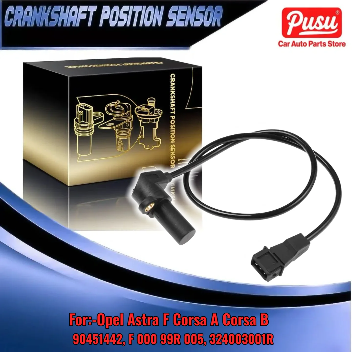 

Датчик положения коленчатого вала двигателя Herko CKP2070 для Chevrolet Corsa 1999-2008 90451442 F 000 99R 005